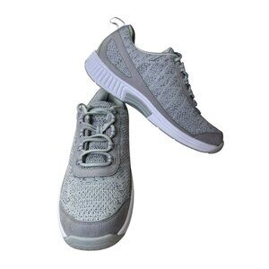 OrthoFeet Mens Lava 613 Sneakers Athletic Shoes Gray Knit Size 11 M Medium